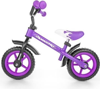 MILLY MALLY | Milly Mally Dragon | Dětské odrážedlo kolo Milly Mally Dragon s brzdou purple | Fialová | - obrázek 1