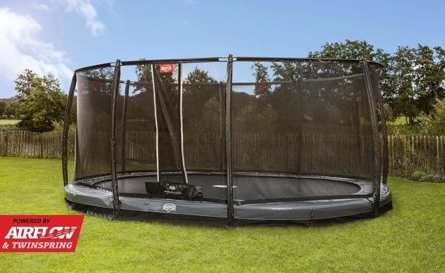 PROFI BERG InGround Grand Elite GREY 520 cm + síť DELUXE - obrázek 1