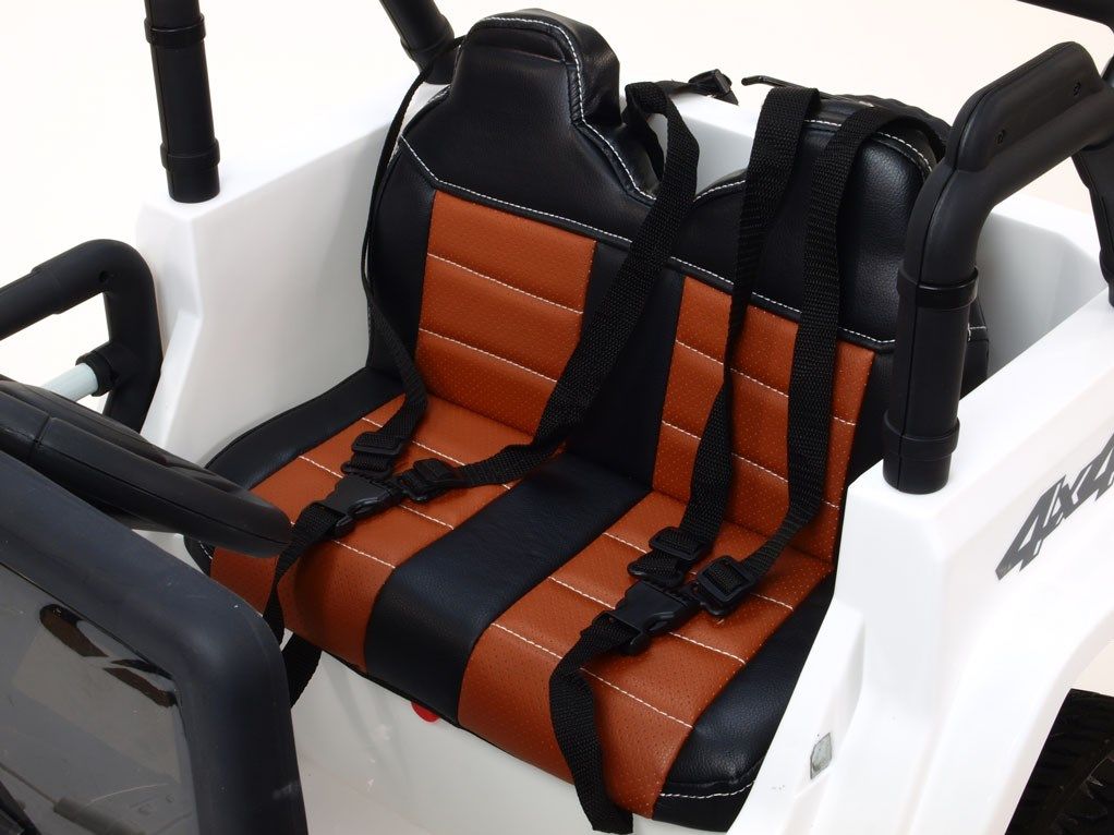Elektrické autíčko jeep Monster 4x4 - bílé - obrázek 10