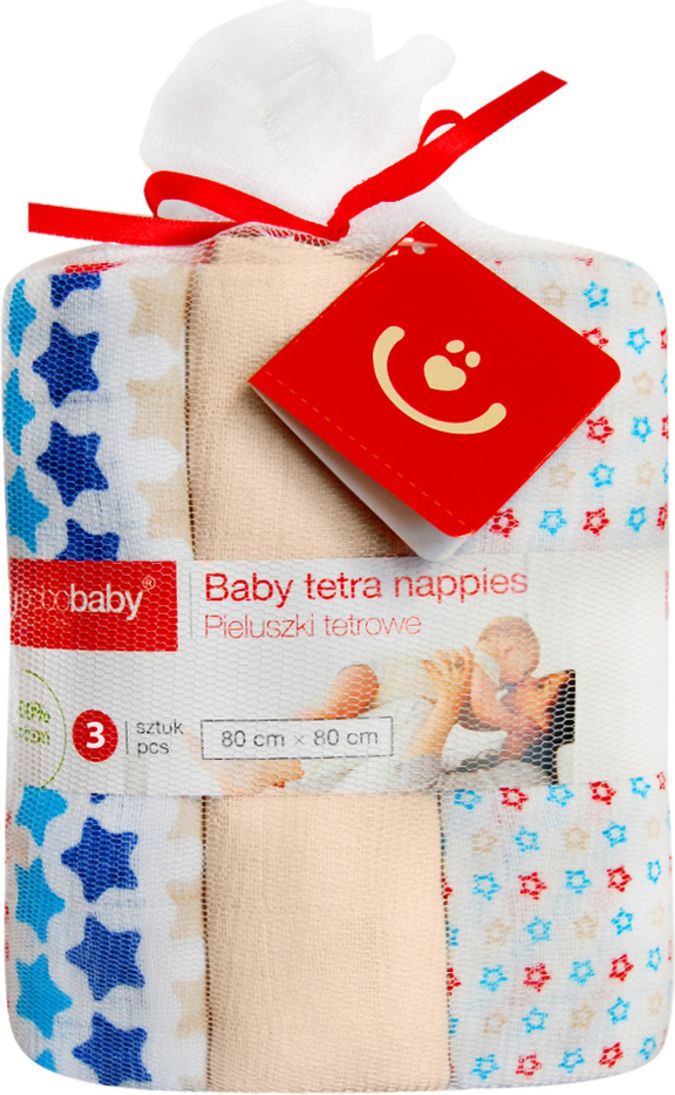 Tetrové pleny s potiskem tyrkys - obrázek 7