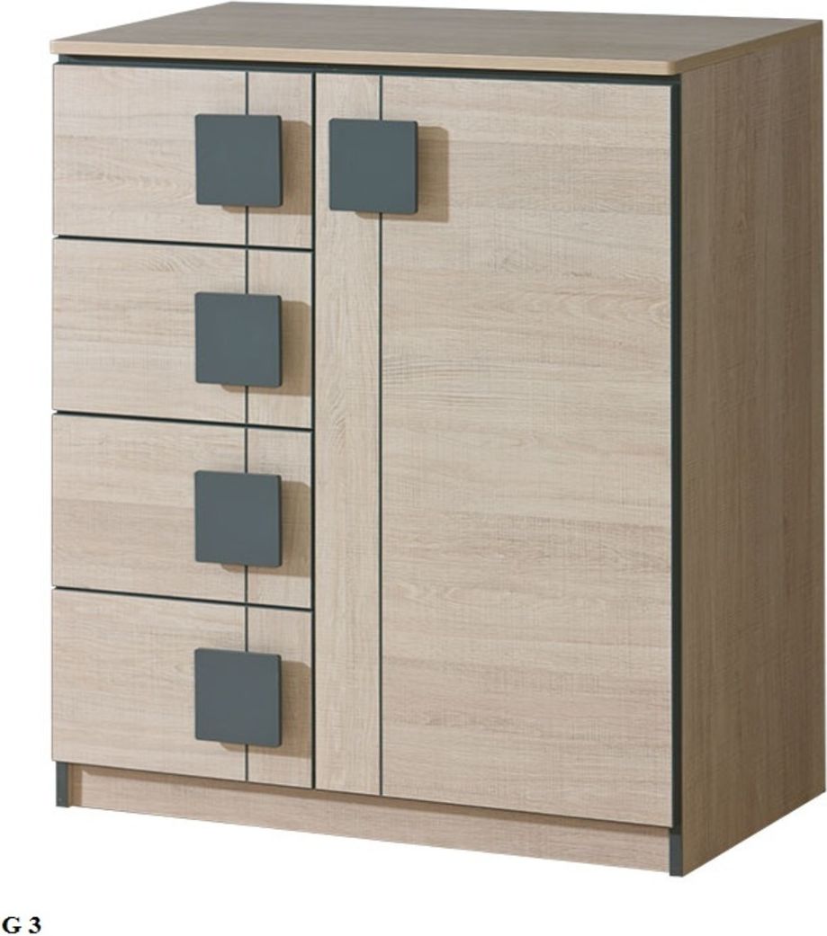 Dětský pokoj Gumi - Šedá matrace 200x90 G15 - obrázek 4