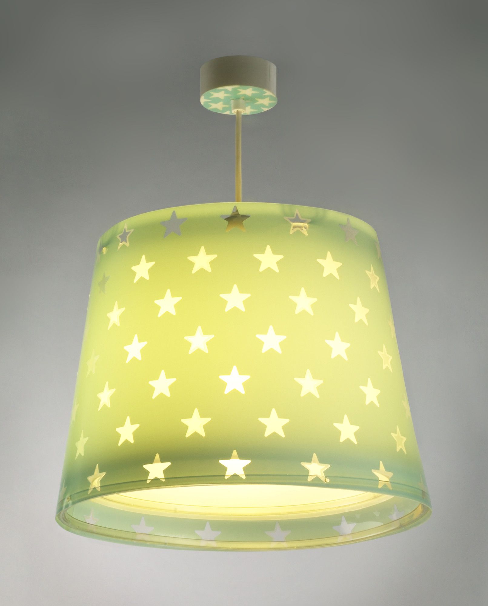 DĚTSKÉ ZÁVĚSNÉ SVÍTIDLO STARS GREEN - obrázek 2