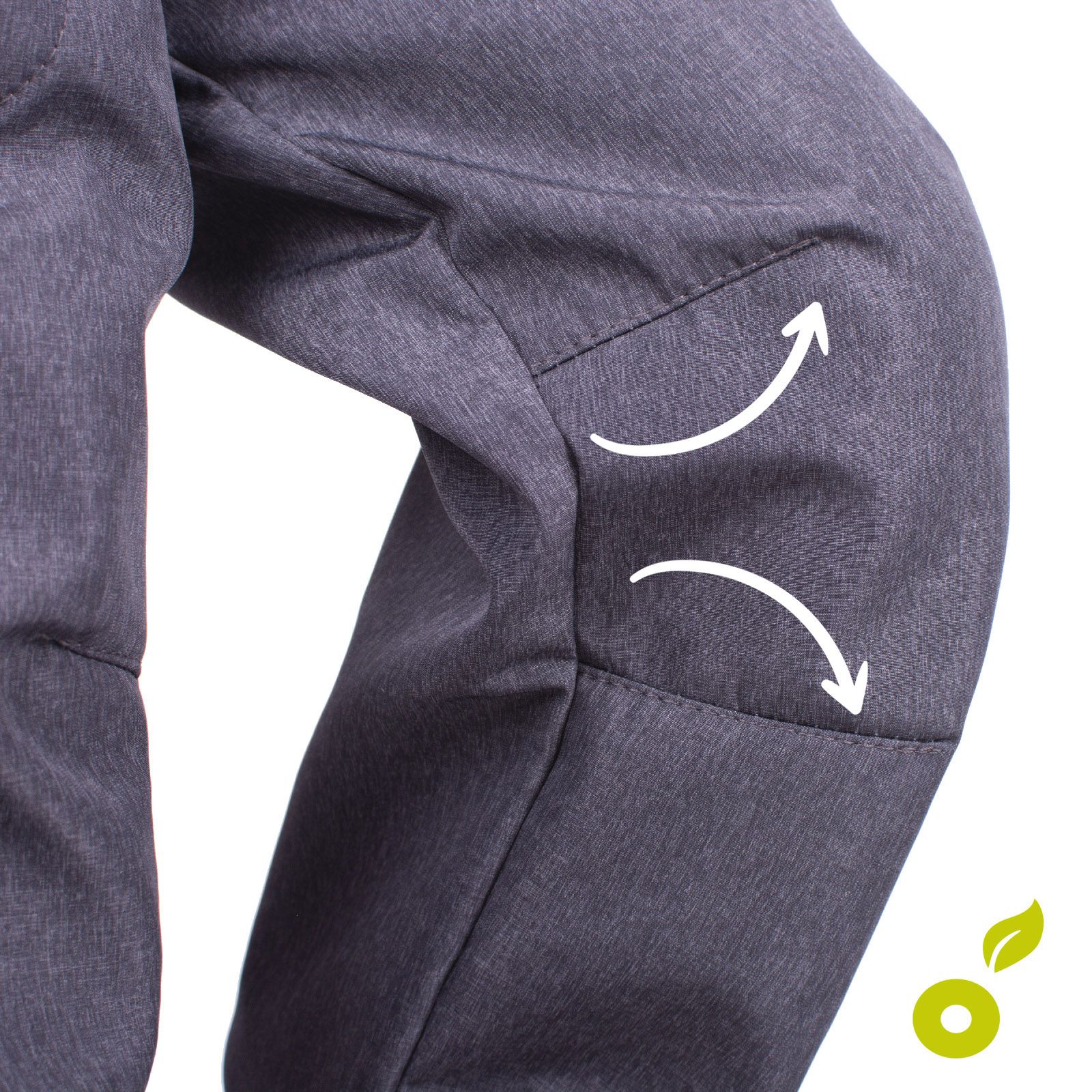 Unuo,  Softshellové kalhoty bez zateplení Street, Černá (Softshell kids trousers) Velikost (Size): 110/116 - obrázek 4