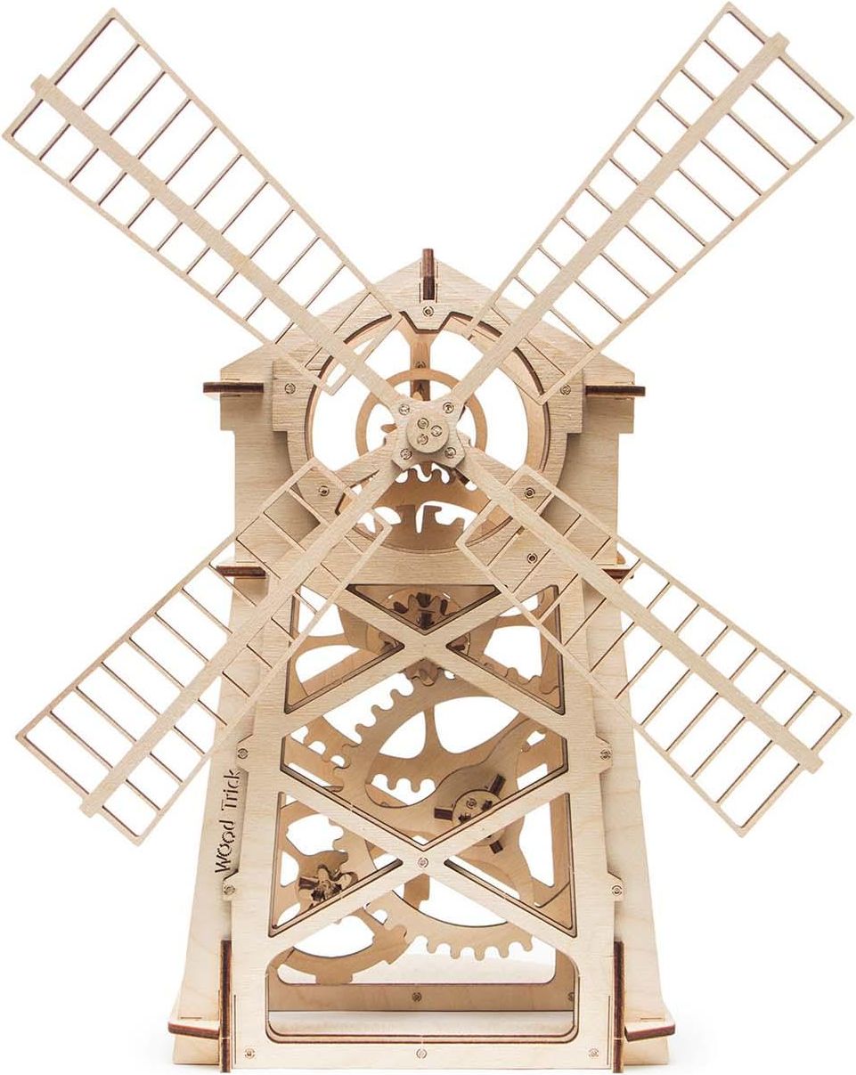 Wood Trick "Mlýn" - 3D dřevěné mechanické puzzle - obrázek 4