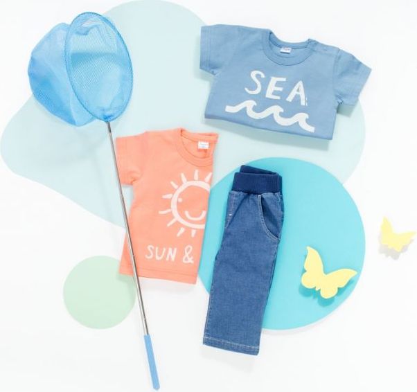 Body krátký rukáv Pinokio Sun&Fun Blue - obrázek 2