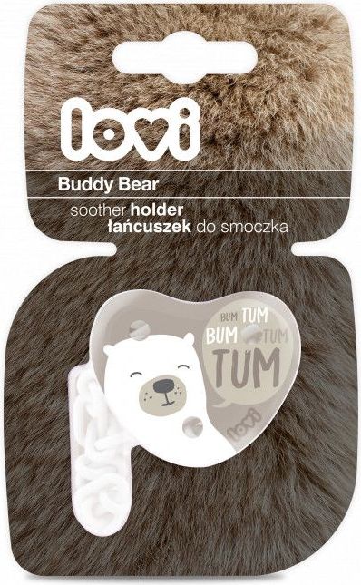 Řetízek na dudlík Lovi Buddy Bear - obrázek 2