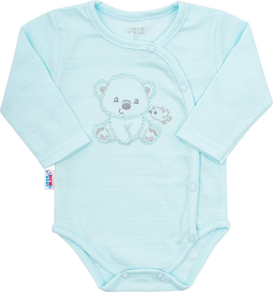 Kojenecká soupravička do porodnice New Baby Sweet Bear Varianta: modrá/50 - obrázek 82