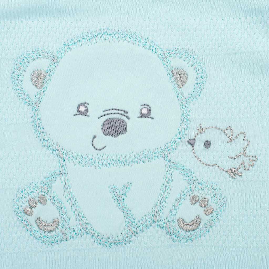 Kojenecká soupravička do porodnice New Baby Sweet Bear Varianta: modrá/50 - obrázek 136