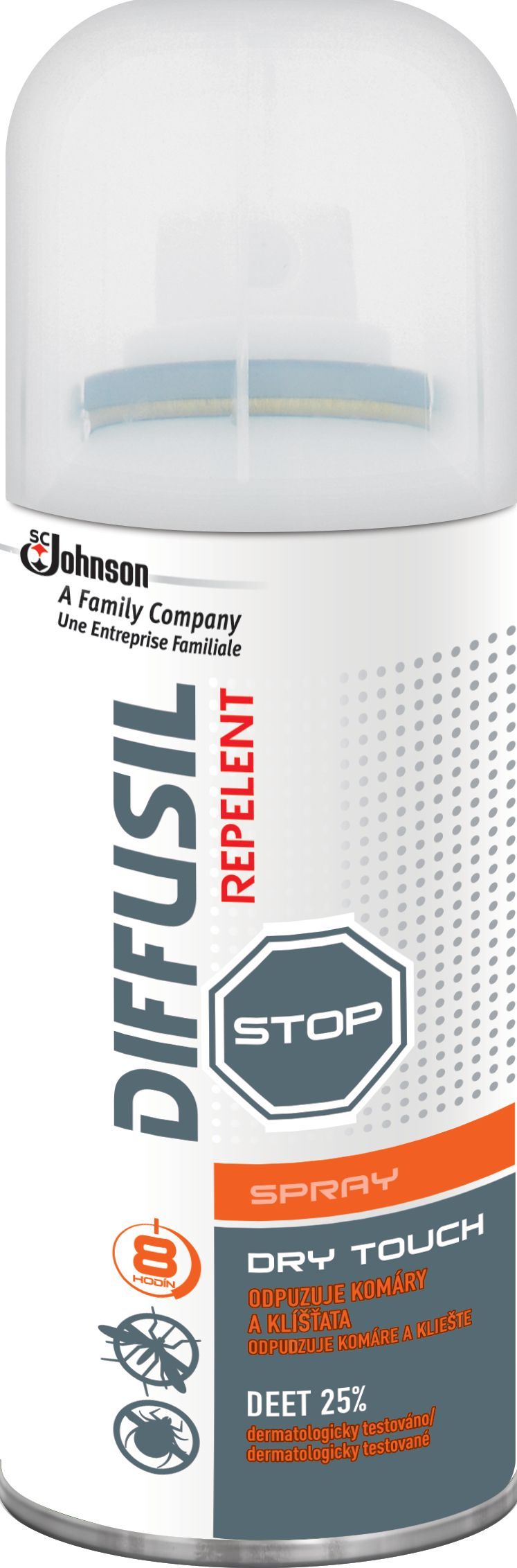Diffusil Dry repelent sprej 100 ml - obrázek 1