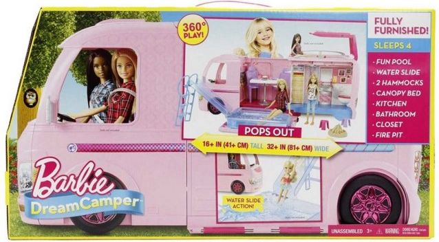 Barbie DREAM CAMPER KARAVAN SNŮ - obrázek 1