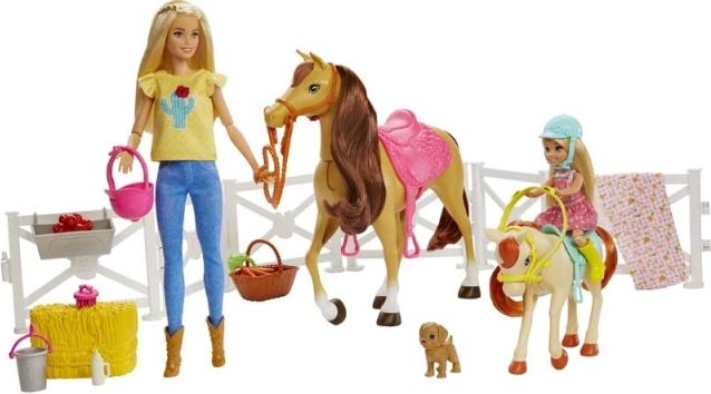 Barbie HERNÍ SET S KONÍKY - obrázek 1