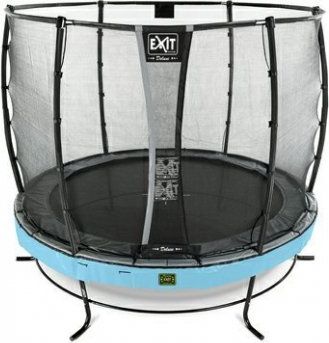 Trampolína EXIT Elegant Premium se sítí Deluxe 253 cm Modrá - obrázek 2