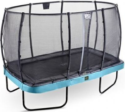 Trampolína EXIT Elegant Premium se sítí Deluxe 214 x 366 cm Modrá - obrázek 2