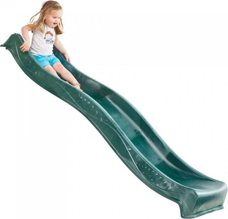 Skluzavka 220 cm zelená s přípojkou na vodu - obrázek 1