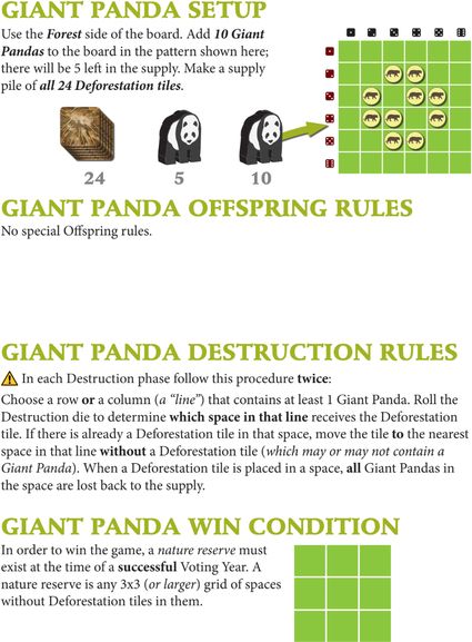 Grand Gamers Guild Endangered: Giant Panda Module - obrázek 2