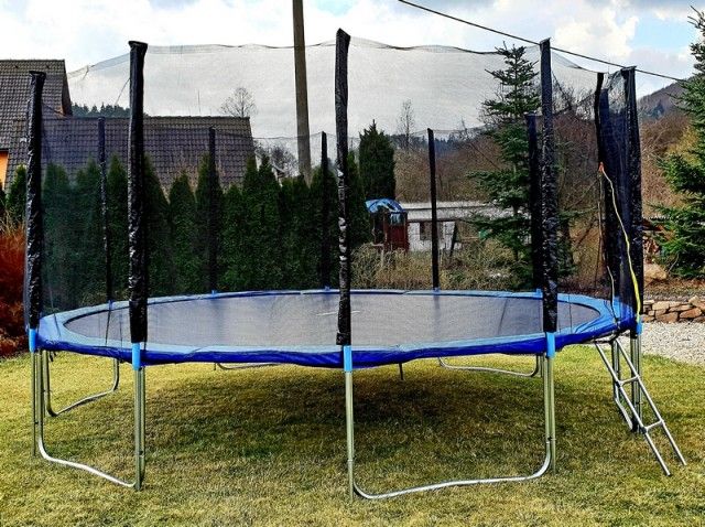 SuperJump Trampolína 500 cm + ochranná síť + žebřík - obrázek 3