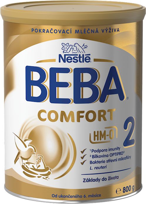 6x BEBA COMFORT 2 HM-O (800 g) - kojenecké mléko - obrázek 2