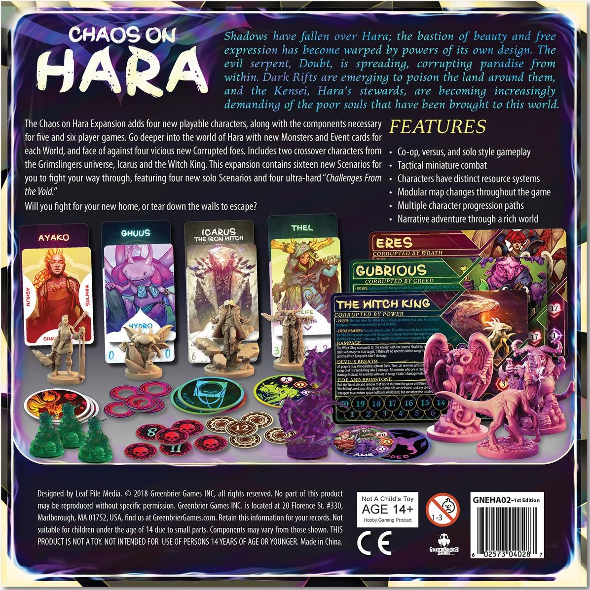 GreenBrier Games Champions of Hara: Chaos on Hara - obrázek 2