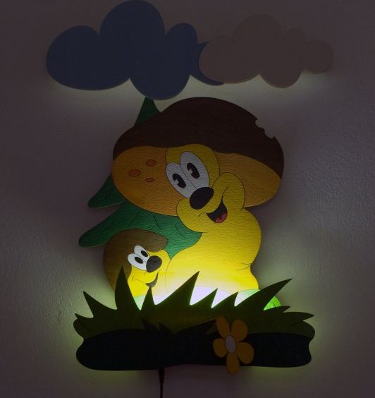 NÁSTĚNNÁ LED LAMPIČKA HŘÍBCI - obrázek 1