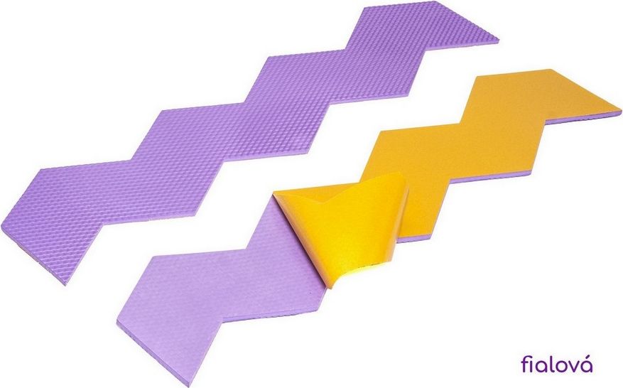 PĚNOVÁ OCHRANA STĚN ZIG ZAG FIALOVÁ 40 - obrázek 1