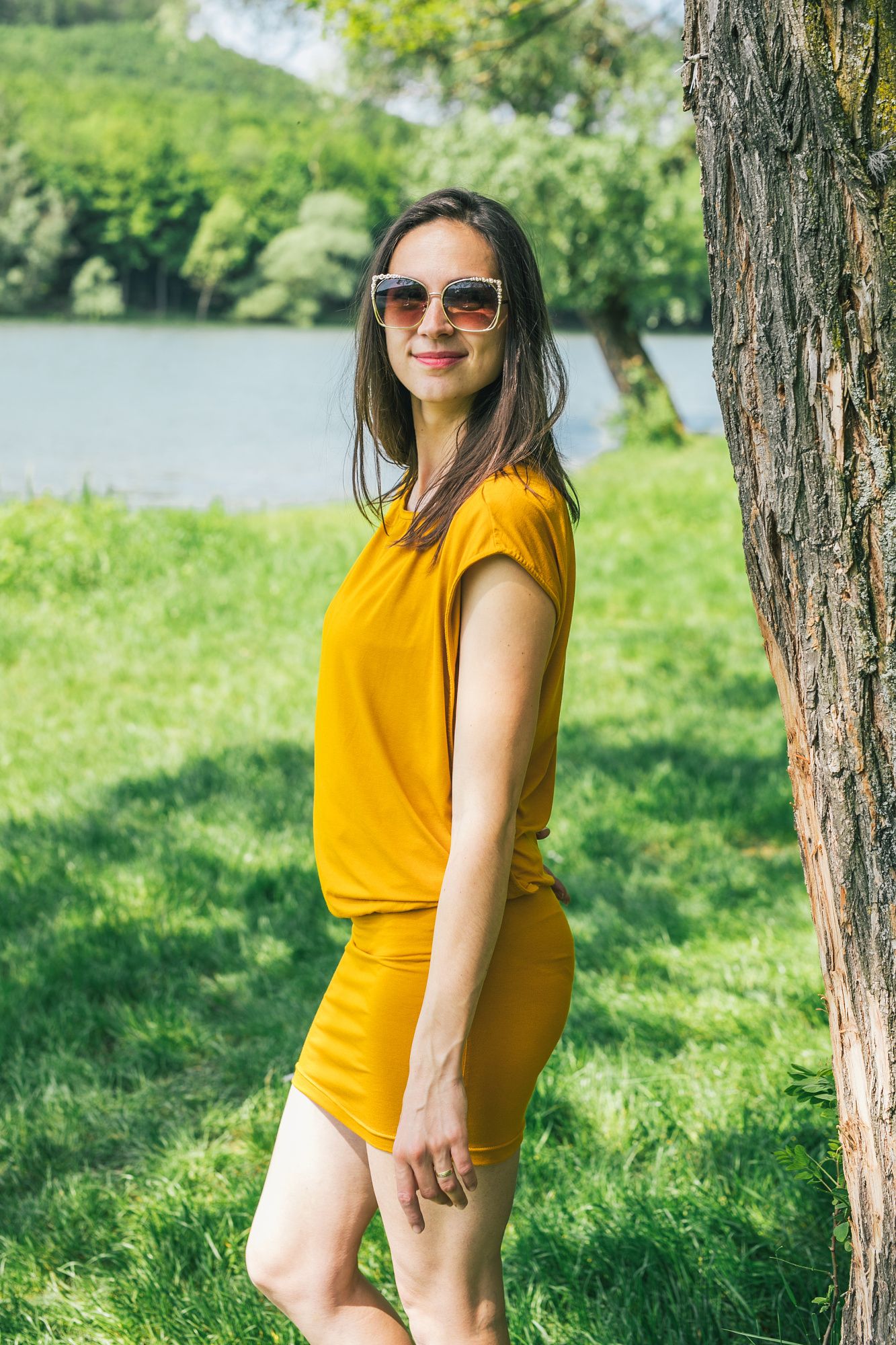 Be Lenka Kojošaty Ema 2v1 - Mustard Velikost: L - obrázek 6