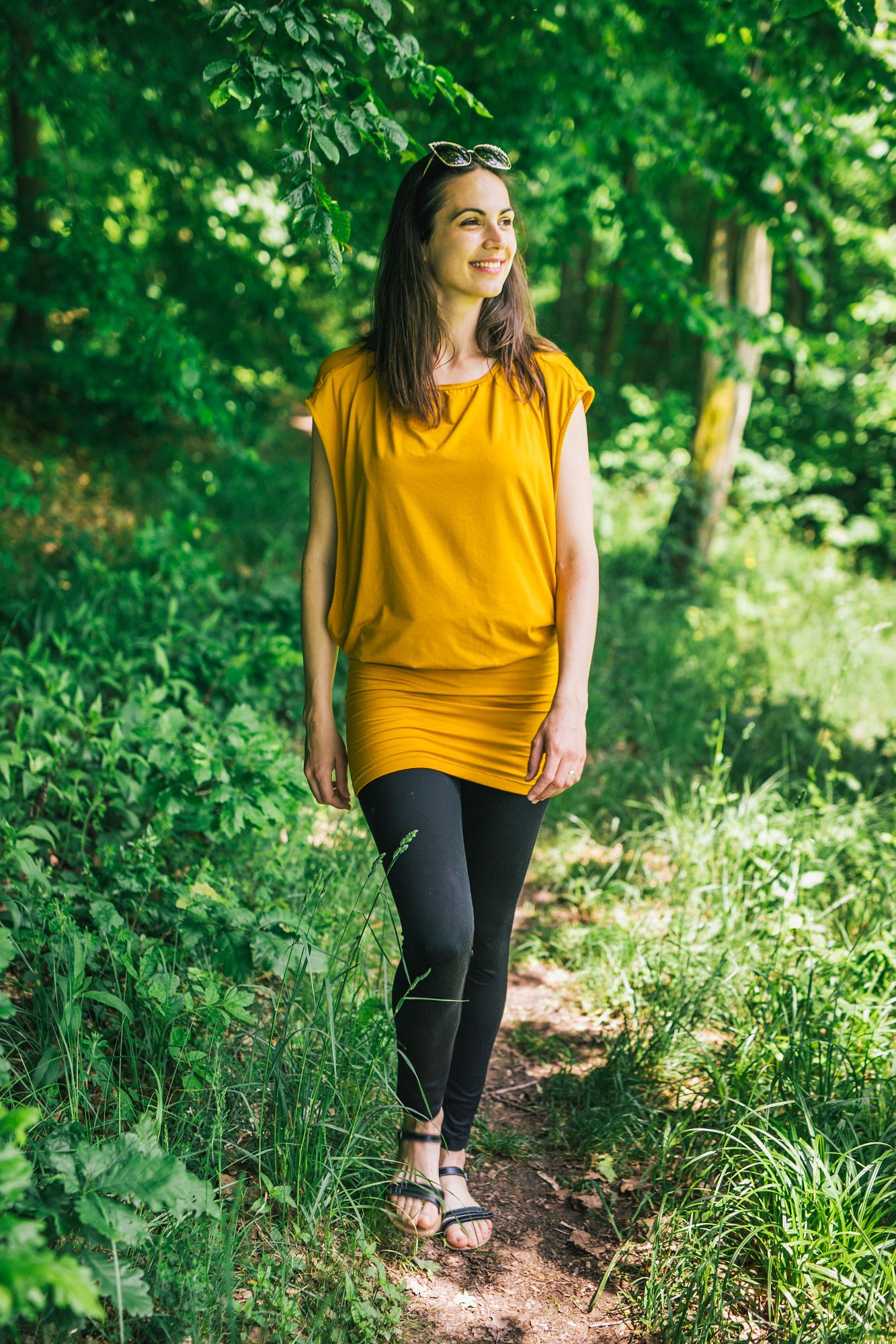 Be Lenka Kojošaty Ema 2v1 - Mustard Velikost: L - obrázek 10