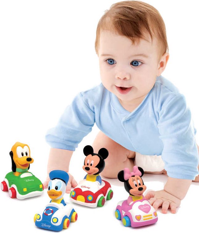 CLEMENTONI Baby autíčko Disney s figurkou různé druhy pro miminko - obrázek 2