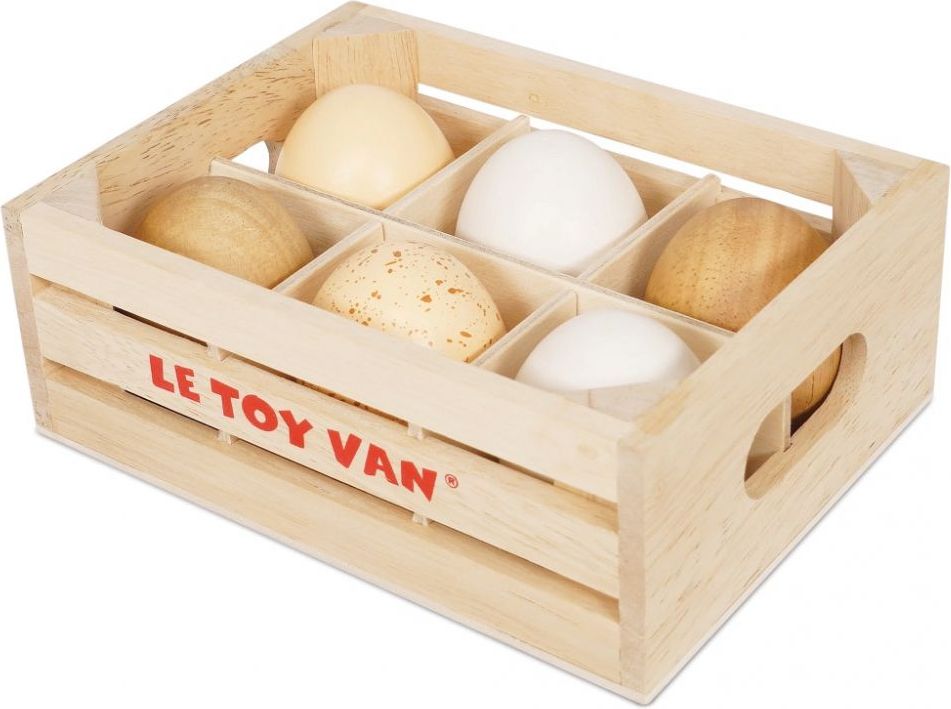 Farmářská vejce v bedýnce Le Toy Van - obrázek 1