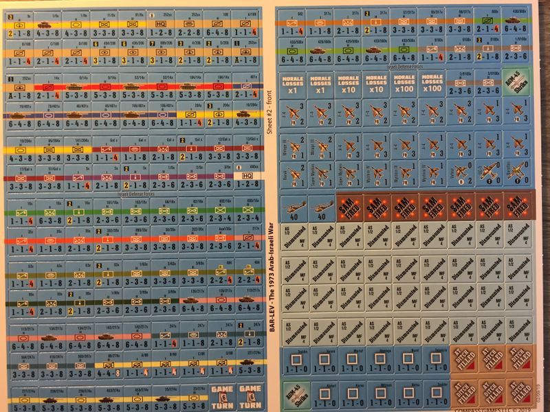 Compass Games Bar-Lev: The 1973 Arab-Israeli War Deluxe Edition - obrázek 2
