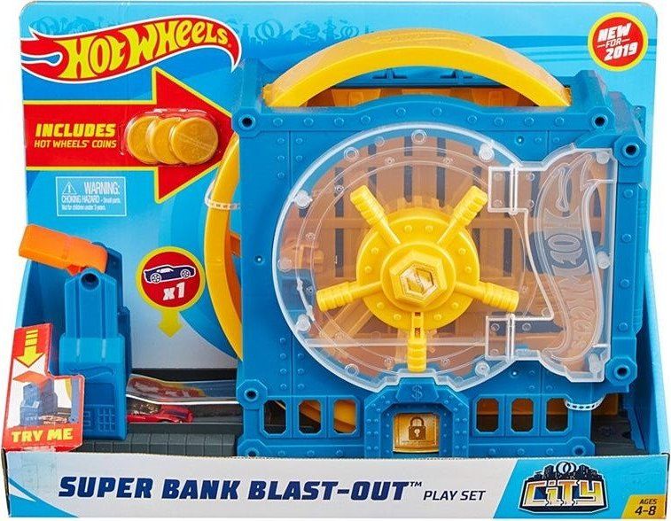 Hot Wheels City Deluxe Set - Banka - obrázek 3