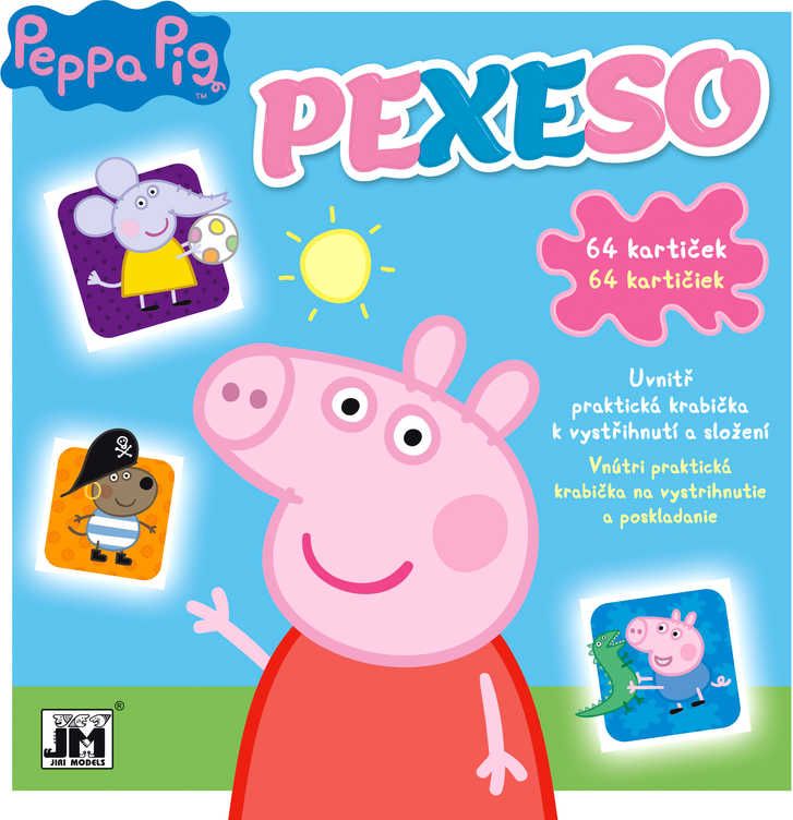 JIRI MODELS Pexeso v sešitu Peppa Pig s krabičkou a omalovánkou - obrázek 1