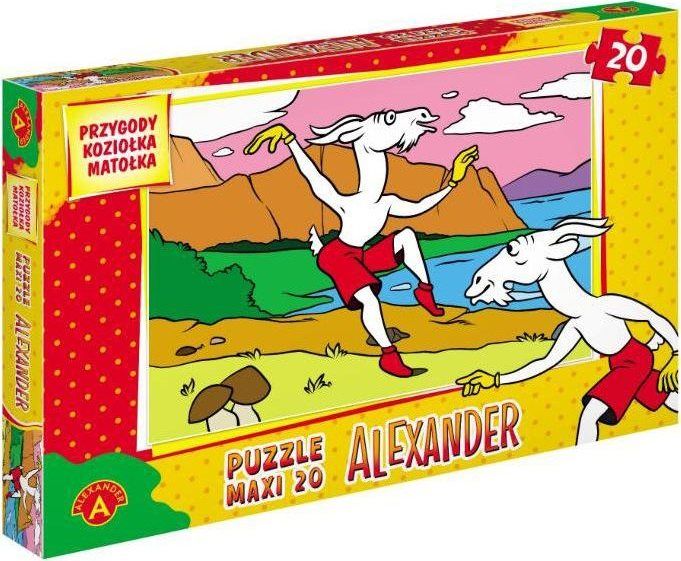 ALEXANDER Puzzle Příhody Kozlíka poplety: U moře MAXI 20 dílků - obrázek 2