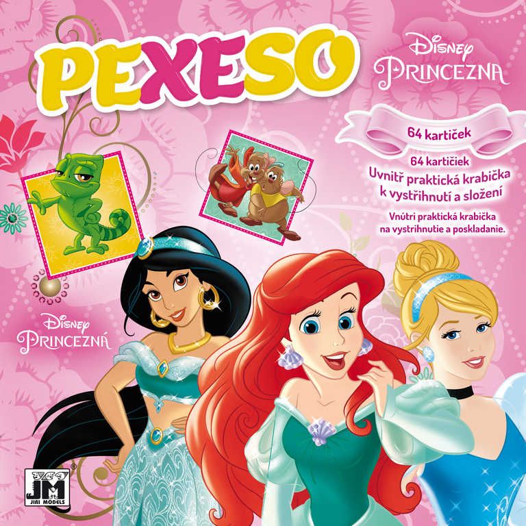 JIRI MODELS Pexeso v sešitu Princezny s krabičkou a omalovánkou - obrázek 1