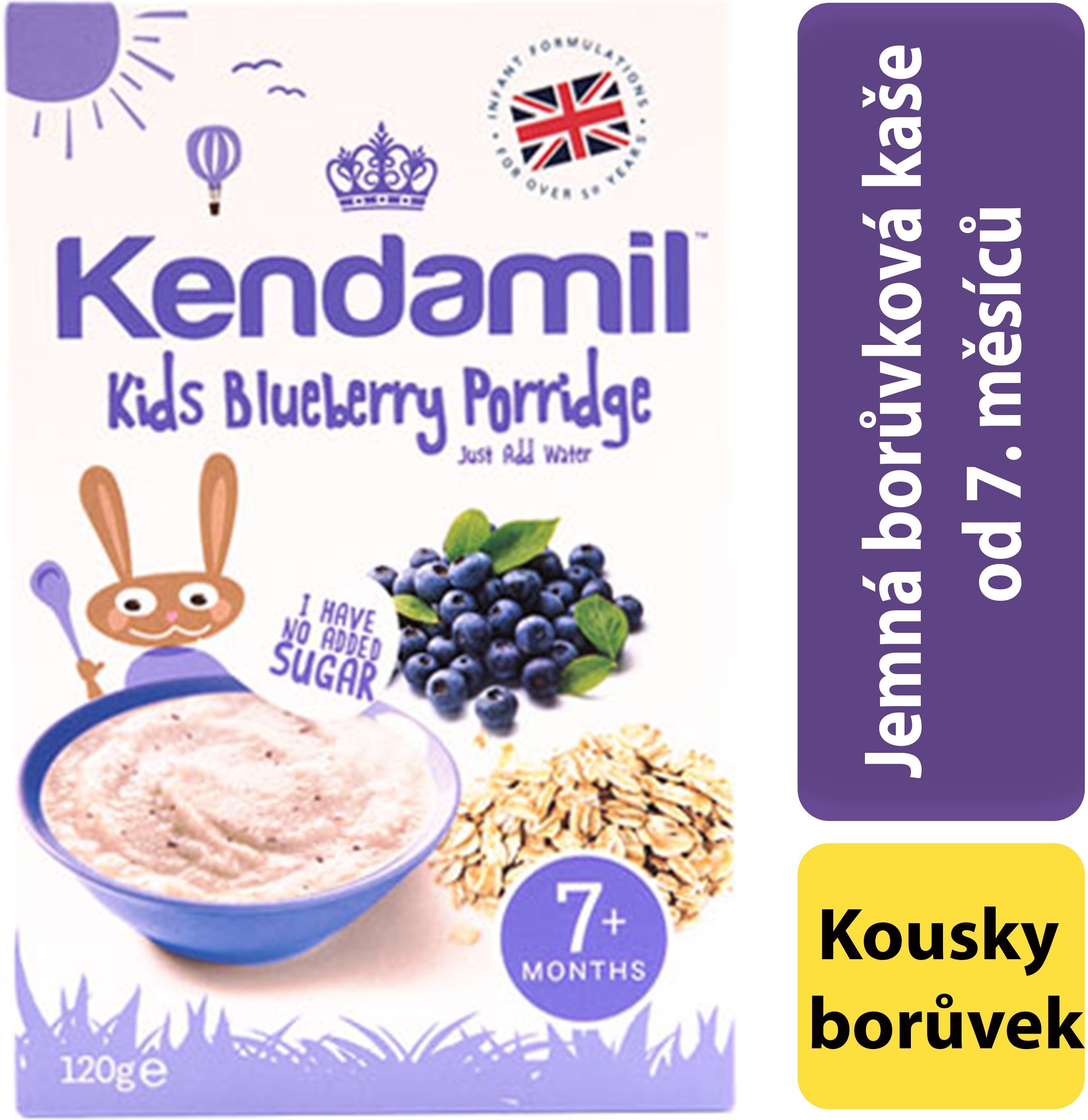 Kendal Nutricare KENDAMIL Borůvková kaše (120g) - obrázek 3