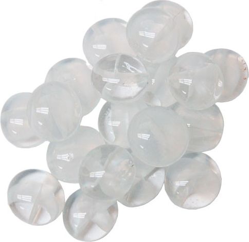 Chessex Skleněné žetony - Gaming Glass Stones (různé barvy) Barva: Catseye White - obrázek 1