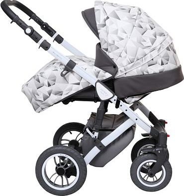 Kočárek Baby Merc Faster III Style 2019 dvojkombinace bílý rám FIII/100C - obrázek 6