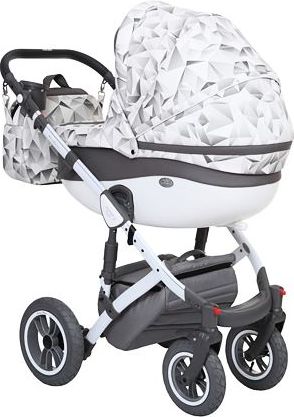 Kočárek Baby Merc Faster III Style 2019 dvojkombinace bílý rám FIII/100C - obrázek 9