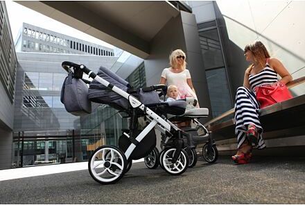 Kočárek Baby Merc Faster III Style 2019 dvojkombinace bílý rám FIII/100C - obrázek 14