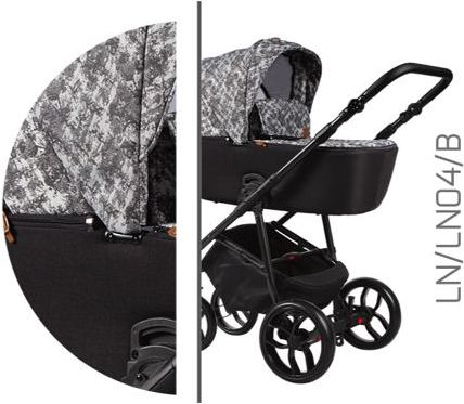 Kočárek Baby Merc La Noche 2019 trojkombinace s autosedačkou LN/04B - obrázek 4