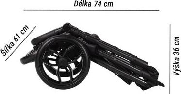 Kočárek Baby Merc La Noche 2019 trojkombinace s autosedačkou LN/04B - obrázek 16