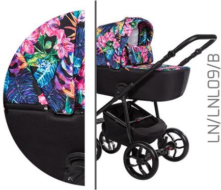 Kočárek Baby Merc La Noche 2019 trojkombinace s autosedačkou LN/09B - obrázek 3