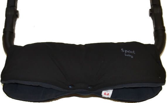 Rukávník na kočárek Dětský svět Sport baby Black/Grey - obrázek 1