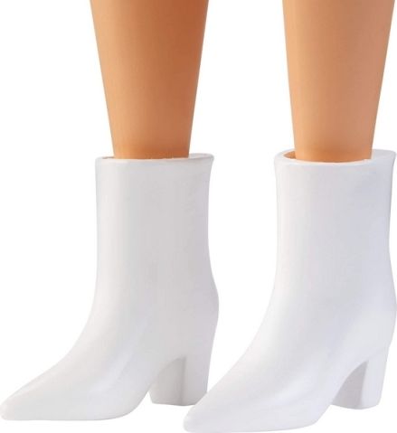 Barbie Modelka 127 - pastelové fialové šaty FXL60 - obrázek 8
