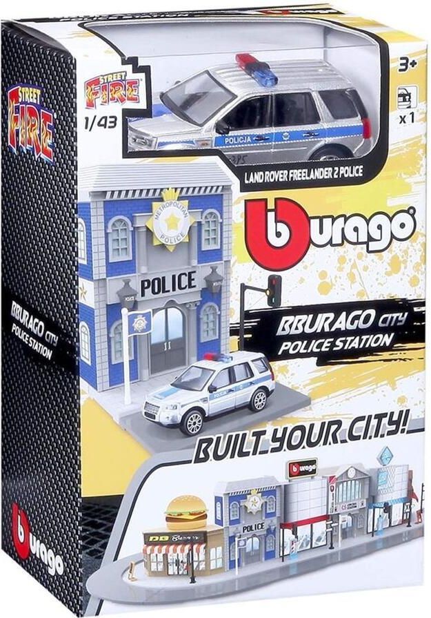 Bburago Bburago city 1:43 18-31502 Policejní stanice - obrázek 2
