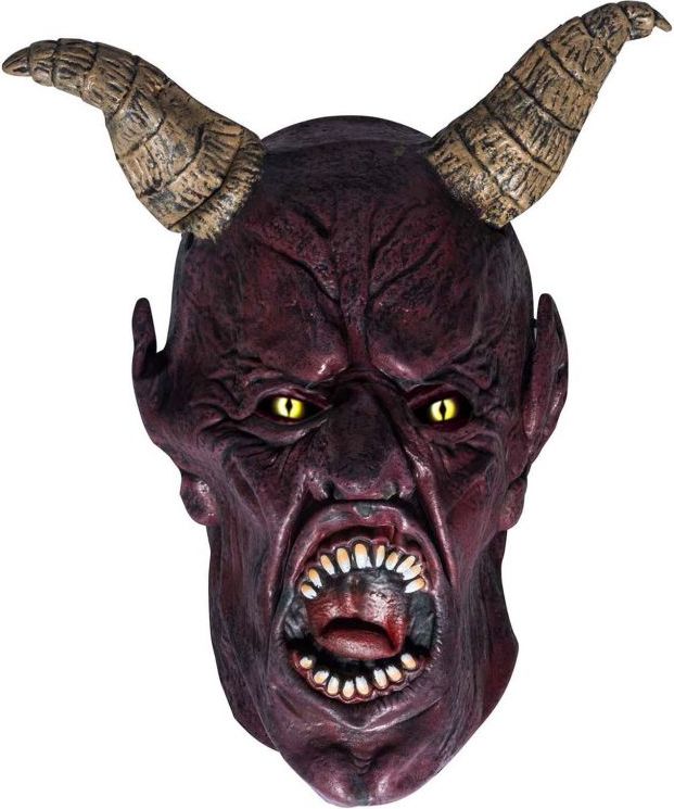 Halloweenská maska - ďábel - obrázek 1