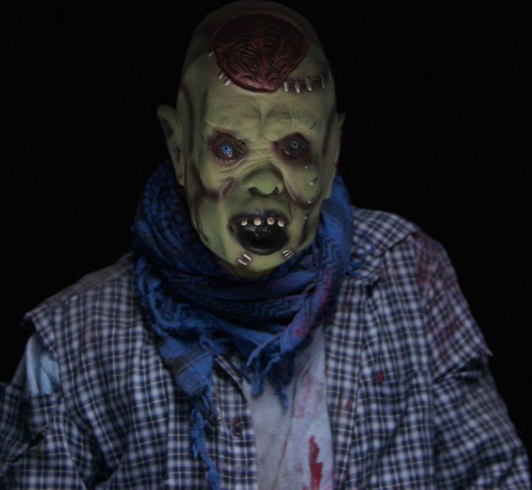 Halloweenská maska - zombie - obrázek 2