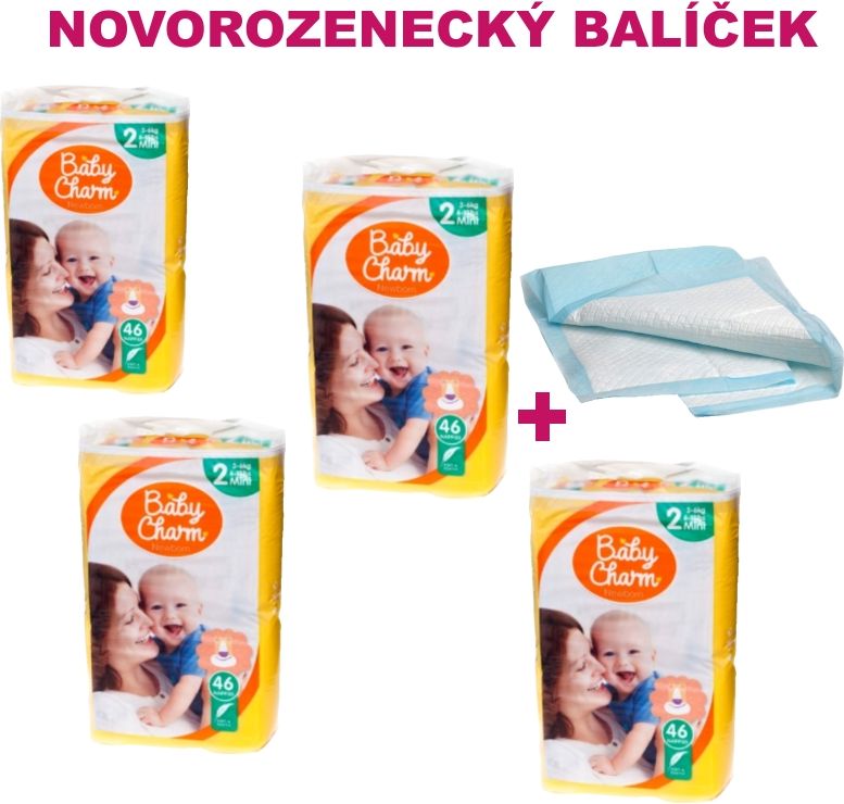 Baby Charm plenky novorozenecký balíček 5 ks - obrázek 1