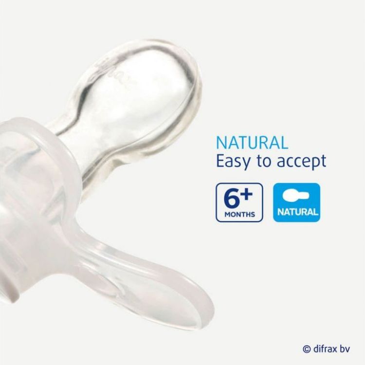 Silikonové šidítko Difrax Natural I Love Papa - obrázek 2