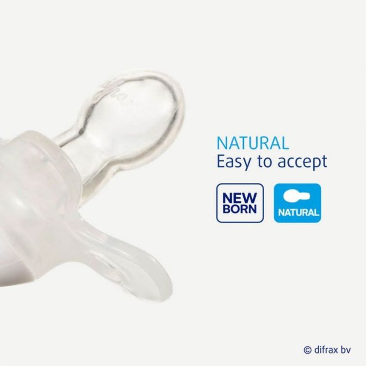 Silikonové šidítko Difrax Natural UNI Blossom 6m+ - obrázek 2