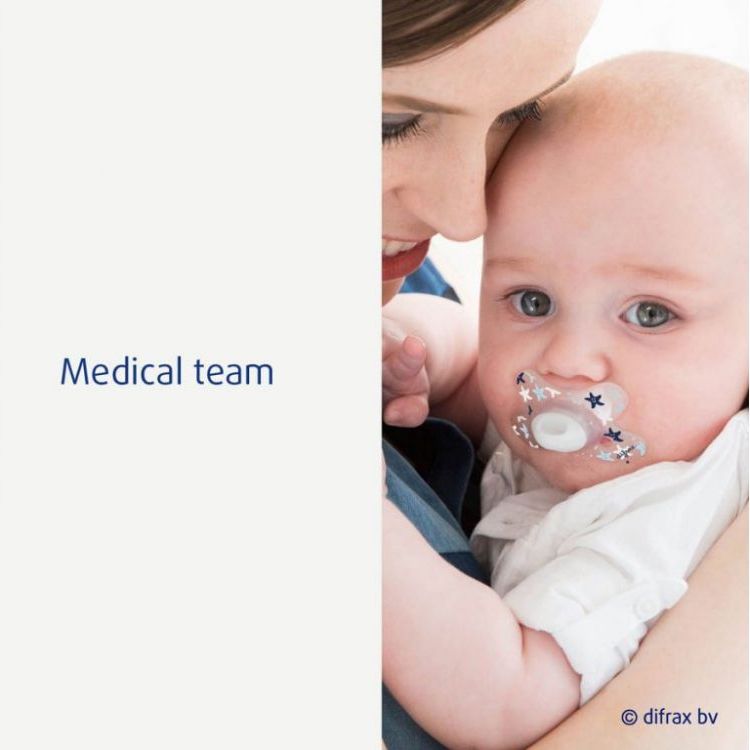 Silikonové šidítko Difrax Dental Captain 0m+ - obrázek 2
